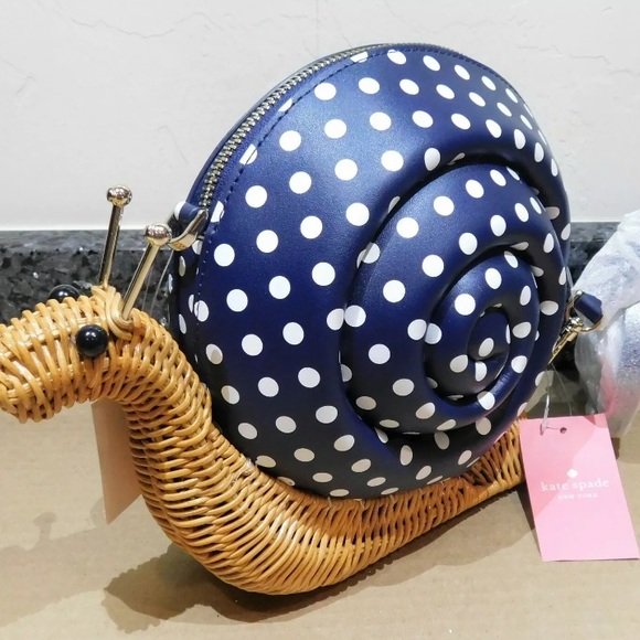 Kate Spade Enchanted Forest Wicker Scarlet polka - Picture 8 of 9